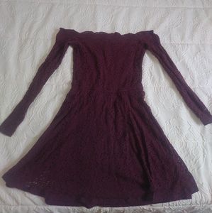 Burgundy Hollister dress